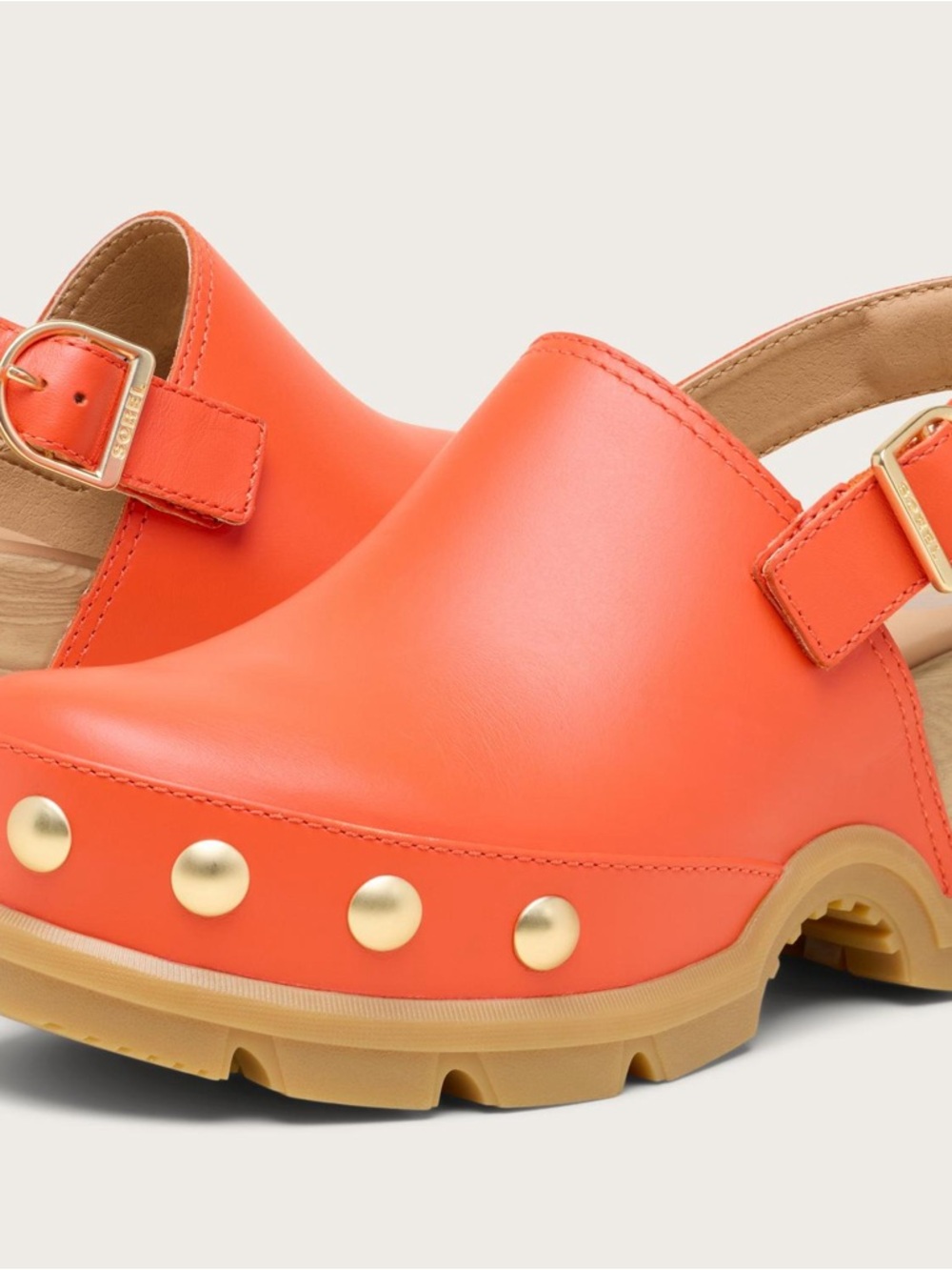 Sorel.Crimson Fire.🔥 Studded Slingback Clogs.Sorel’s Latest Spring Intro.8.5 - Picture 5 of 9
